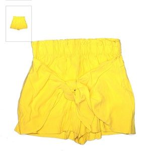 Yellow BCBG shorts